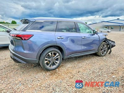 Trzecie zdjęcie samochodu z tyłu: 2023 INFINITI QX60 LUXE VIN:5N1DL1FS0PC332001 - miniatura