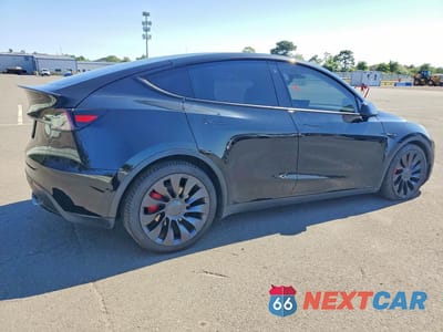 Trzecie zdjęcie samochodu z tyłu: 2020 TESLA MODEL Y VIN:5YJYGDEF2LF029153 - miniatura