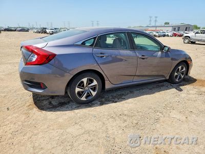 Trzecie zdjęcie samochodu z tyłu: 2020 HONDA CIVIC LX VIN:19XFC2F60LE018602 - miniatura