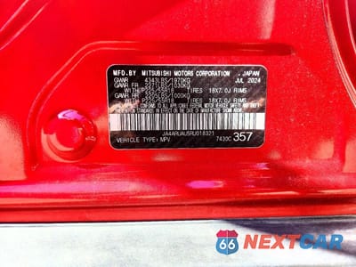 Zdjęcie 14 z 14 samochodu: 2024 MITSUBISHI OUTLANDER SPORT S/SE VIN:JA4ARUAU5RU018321 - miniatura