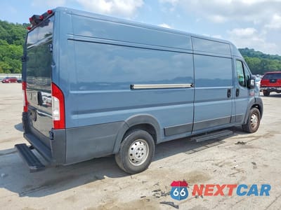 Trzecie zdjęcie samochodu z tyłu: 2019 RAM PROMASTER 3500 DELIVERY VAN VIN:3C6URVJG8KE556302 - miniatura