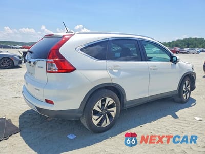 Trzecie zdjęcie samochodu z tyłu: 2016 HONDA CR-V TOURING VIN:5J6RM4H94GL006991 - miniatura