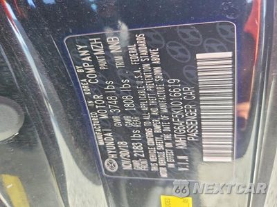 Zdjęcie 12 z 12 samochodu: 2019 HYUNDAI VELOSTER 2.0L VIN:KMHTG6AF5KU016619 - miniatura