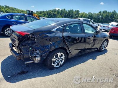 Trzecie zdjęcie samochodu z tyłu: 2018 HONDA CIVIC LX VIN:19XFC2F58JE201654 - miniatura