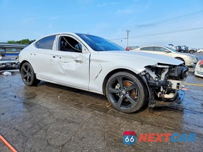 Czwarte zdjęcie samochodu z boku: 2019 GENESIS G70 2.0T ADVANCED VIN:KMTG44LA6KU040160 - miniatura