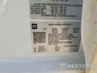 Zdjęcie 12 z 12 samochodu: 2026 CHEVROLET SILVERADO K1500 RST VIN:1GCUKEED8TZ247691 - miniatura