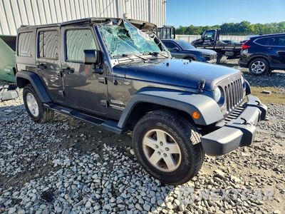 Czwarte zdjęcie samochodu z boku: 2017 JEEP WRANGLER UNLIMITED SPORT VIN:1C4BJWDG7HL550869 - miniatura