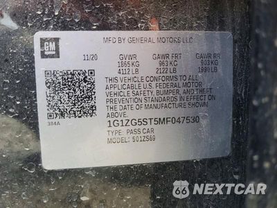 Zdjęcie 14 z 14 samochodu: 2021 CHEVROLET MALIBU RS VIN:1G1ZG5ST5MF047530 - miniatura