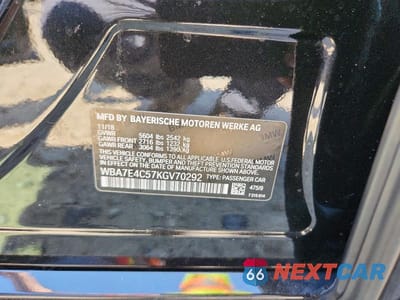 Zdjęcie 12 z 12 samochodu: 2019 BMW 740 XI VIN:WBA7E4C57KGV70292 - miniatura
