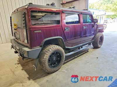 Trzecie zdjęcie samochodu z tyłu: 2007 HUMMER H2 VIN:5GRGN23U87H105910 - miniatura