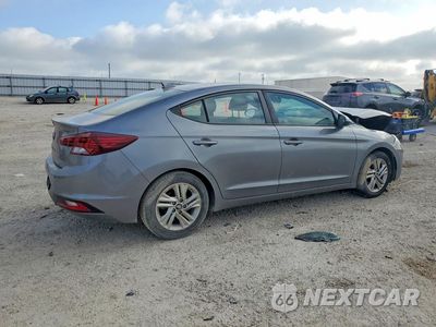 Trzecie zdjęcie samochodu z tyłu: 2019 HYUNDAI ELANTRA SEL VIN:5NPD84LF6KH460724 - miniatura
