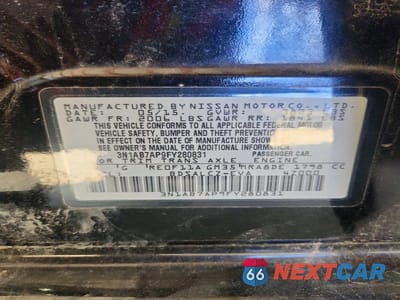 Zdjęcie 12 z 12 samochodu: 2015 NISSAN SENTRA S VIN:3N1AB7AP9FY280831 - miniatura