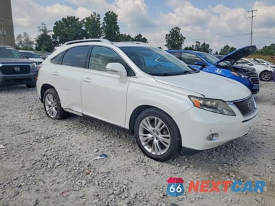 Czwarte zdjęcie samochodu z boku: 2011 LEXUS RX 450H VIN:JTJBC1BA4B2420859 - miniatura