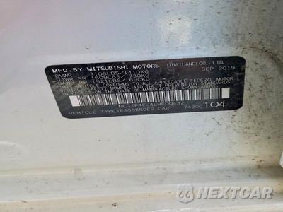 Zdjęcie 12 z 12 samochodu: 2020 MITSUBISHI MIRAGE G4 SE VIN:ML32F4FJ4LHF00432 - miniatura
