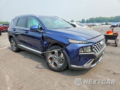 Czwarte zdjęcie samochodu z boku: 2022 HYUNDAI SANTA FE SEL VIN:5NMS2DAJ4NH466801 - miniatura