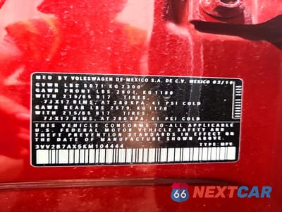 Zdjęcie 13 z 13 samochodu: 2019 VOLKSWAGEN TIGUAN SE VIN:3VV2B7AX5KM104444 - miniatura