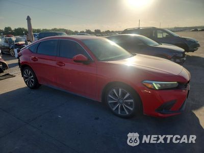 Czwarte zdjęcie samochodu z boku: 2022 HONDA CIVIC EXL VIN:19XFL1H75NE009395 - miniatura