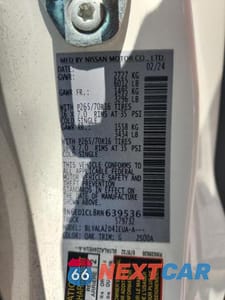 Zdjęcie 12 z 12 samochodu: 2024 NISSAN FRONTIER S VIN:1N6ED1CL8RN639536 - miniatura
