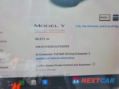 Zdjęcie 9 z 12 samochodu: 2020 TESLA MODEL Y VIN:5YJYGDEF2LF029153 - miniatura