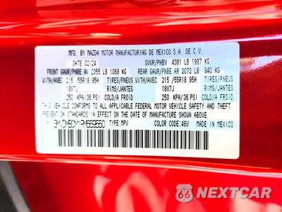 Zdjęcie 14 z 14 samochodu: 2024 MAZDA CX-30 PREFERRED VIN:3MVDMBCM1RM669550 - miniatura