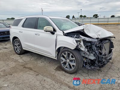 Czwarte zdjęcie samochodu z boku: 2021 HYUNDAI PALISADE LIMITED VIN:KM8R5DHE2MU217804 - miniatura