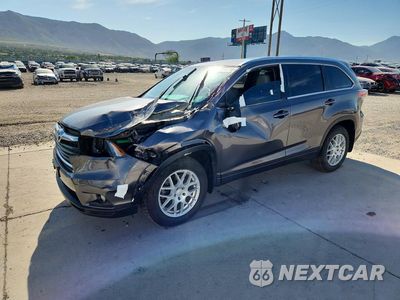 2016 TOYOTA HIGHLANDER XLE 5TDJKRFH2GS343139 - główne zdjęcie licytacji z USA - miniatura