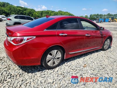 Trzecie zdjęcie samochodu z tyłu: 2013 HYUNDAI SONATA HYBRID VIN:KMHEC4A42DA098000 - miniatura