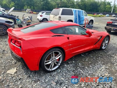 Trzecie zdjęcie samochodu z tyłu: 2014 CHEVROLET CORVETTE VIN:1G1YM2D76E5103467 - miniatura