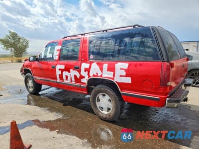 Drugie zdjęcie samochodu z przodu: 1997 CHEVROLET SUBURBAN K1500 VIN:3GNFK16R2VG123003 - miniatura
