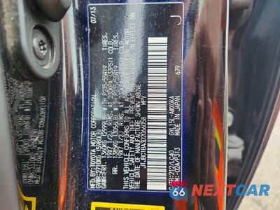 Zdjęcie 13 z 13 samochodu: 2013 LEXUS RX 450H VIN:JTJBC1BA3D2066058 - miniatura