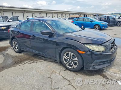 Czwarte zdjęcie samochodu z boku: 2017 HONDA CIVIC LX VIN:19XFC2F54HE056963 - miniatura
