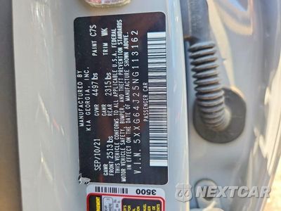 Zdjęcie 13 z 13 samochodu: 2022 KIA K5 GT LINE VIN:5XXG64J25NG113162 - miniatura