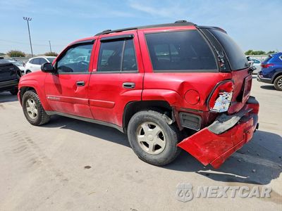Drugie zdjęcie samochodu z przodu: 2002 CHEVROLET TRAILBLAZER VIN:1GNDS13S822482634 - miniatura