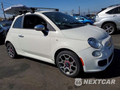 Czwarte zdjęcie samochodu z boku: 2012 FIAT 500 SPORT VIN:3C3CFFBR8CT357500 - miniatura