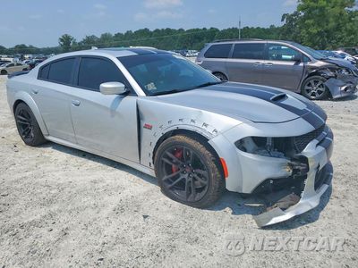 Czwarte zdjęcie samochodu z boku: 2021 DODGE CHARGER SCAT PACK VIN:2C3CDXGJXMH584423 - miniatura