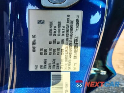Zdjęcie 12 z 12 samochodu: 2022 TESLA MODEL 3 VIN:5YJ3E1EB9NF289757 - miniatura