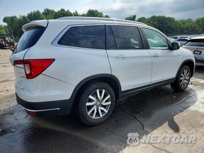 Trzecie zdjęcie samochodu z tyłu: 2020 HONDA PILOT EXL VIN:5FNYF6H57LB069617 - miniatura