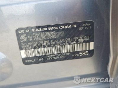 Zdjęcie 12 z 12 samochodu: 2015 MITSUBISHI LANCER EVOLUTION GSR VIN:JA32W8FV0FU005854 - miniatura
