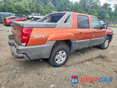 Trzecie zdjęcie samochodu z tyłu: 2004 CHEVROLET AVALANCHE K1500 VIN:3GNEK12T84G215986 - miniatura