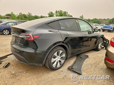 Trzecie zdjęcie samochodu z tyłu: 2021 TESLA MODEL Y VIN:5YJYGDEE6MF101030 - miniatura