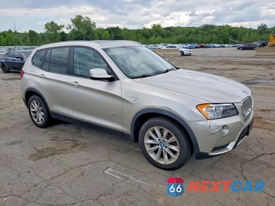 Czwarte zdjęcie samochodu z boku: 2013 BMW X3 XDRIVE28I VIN:5UXWX9C53D0A32482 - miniatura