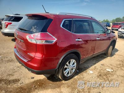 Trzecie zdjęcie samochodu z tyłu: 2015 NISSAN ROGUE SV VIN:KNMAT2MV3FP545168 - miniatura