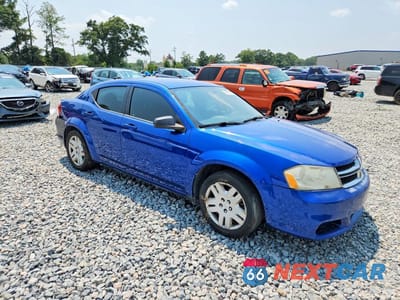 Czwarte zdjęcie samochodu z boku: 2013 DODGE AVENGER SE VIN:1C3CDZAB8DN682757 - miniatura