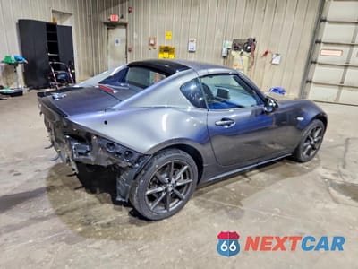 Trzecie zdjęcie samochodu z tyłu: 2017 MAZDA MX-5 MIATA CLUB VIN:JM1NDAL70H0105142 - miniatura