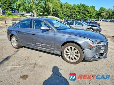 Czwarte zdjęcie samochodu z boku: 2013 AUDI A4 PREMIUM VIN:WAUBFAFL0DN041362 - miniatura