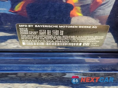 Zdjęcie 12 z 12 samochodu: 2019 BMW 330XI VIN:WBA5R7C53KAJ84520 - miniatura