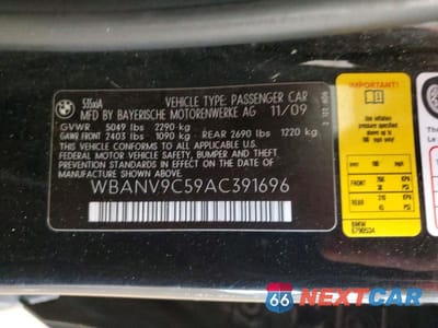 Zdjęcie 12 z 12 samochodu: 2010 BMW 535 XI VIN:WBANV9C59AC391696 - miniatura