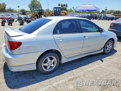 Trzecie zdjęcie samochodu z tyłu: 2004 TOYOTA COROLLA S VIN:1NXBR32EX4Z274583 - miniatura
