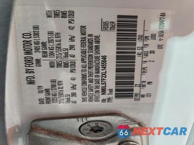 Zdjęcie 13 z 13 samochodu: 2020 FORD TRANSIT CONNECT XLT VIN:NM0LS7F2XL1455846 - miniatura
