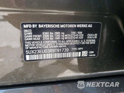 Zdjęcie 14 z 14 samochodu: 2024 BMW X5 XDRIVE40I VIN:5UX23EU03R9T91739 - miniatura